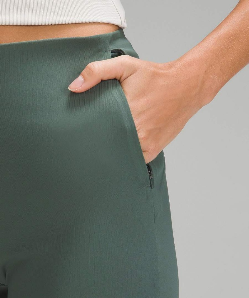 Lululemon Smooth Fit Pull-On High-Rise Byxor Dam Mörkgröna Sverige | YJUCXP671