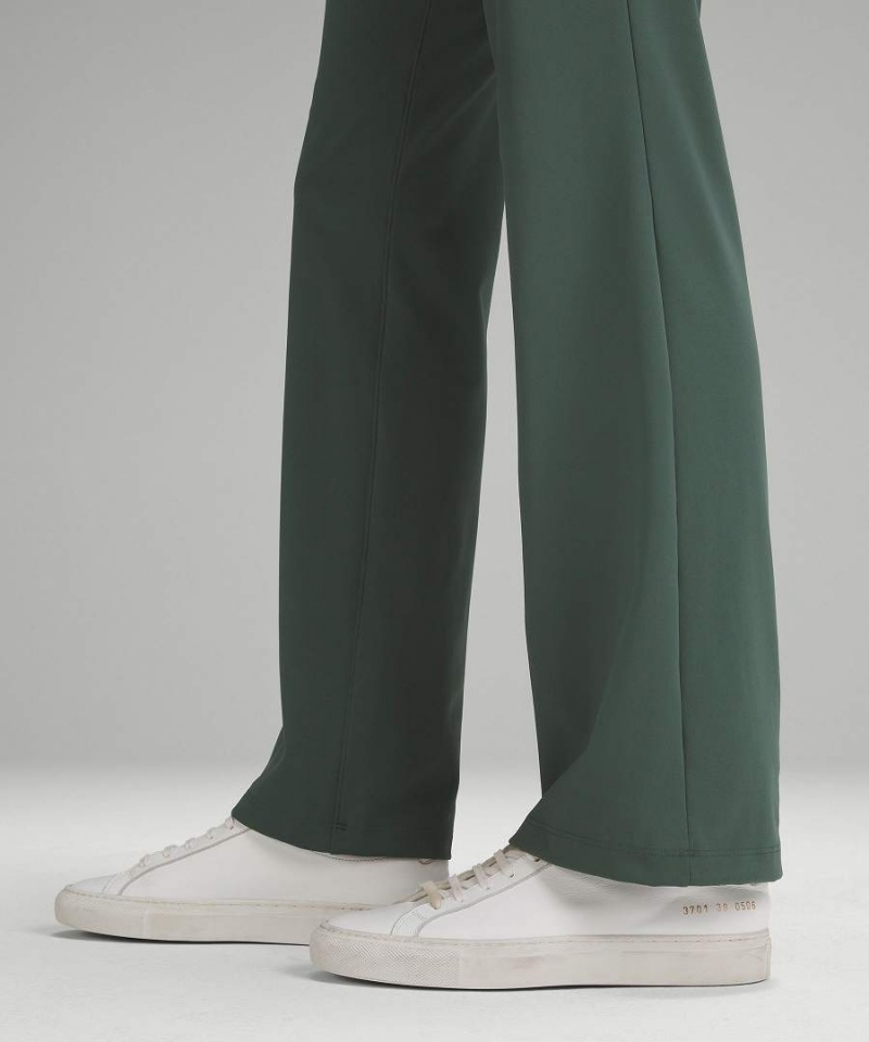 Lululemon Smooth Fit Pull-On High-Rise Byxor Dam Mörkgröna Sverige | YJUCXP671