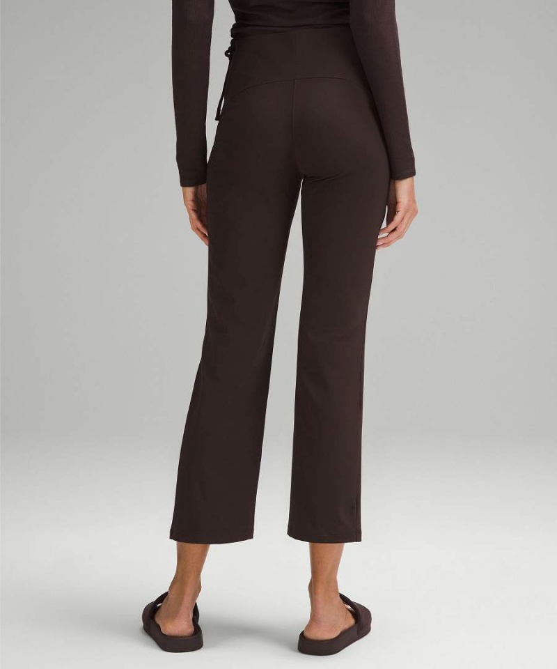 Lululemon Smooth Fit Pull-On High-Rise Cropped Byxor Dam Choklad Sverige | NDMIOK793