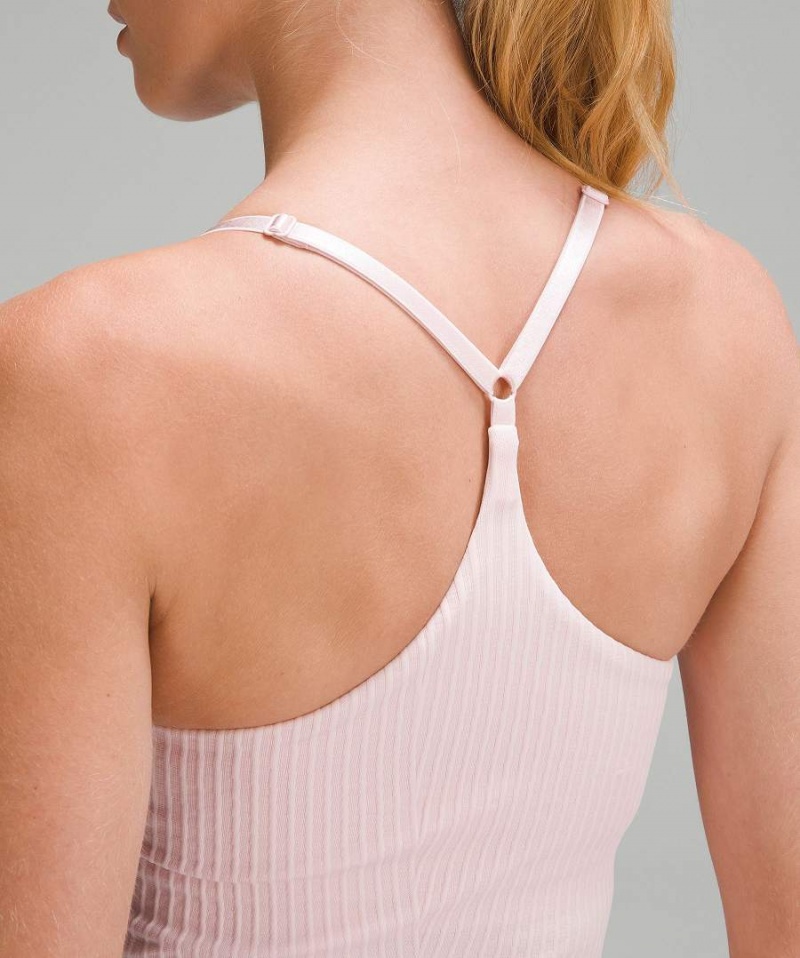 Lululemon Snörade Seamless Yoga Shelf Linne Dam Rosa Rosa Sverige | ISOGEP817
