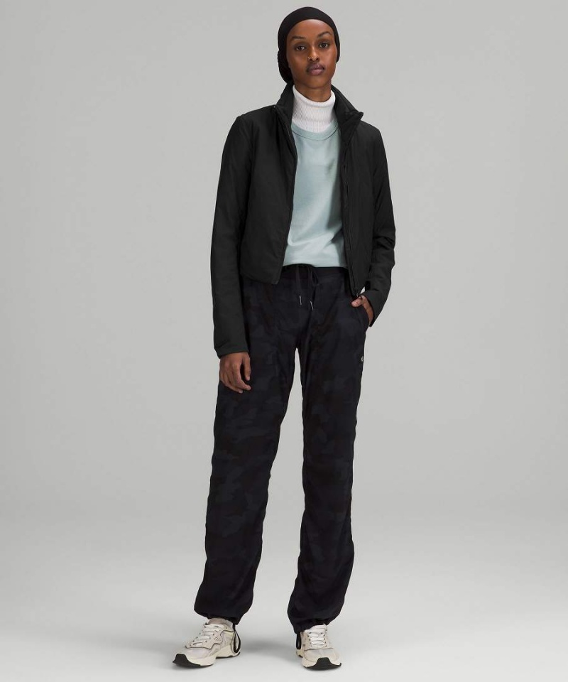Lululemon SoftMatte™ Insulated Cropped Isolerade Jackor Dam Svarta Sverige | WZALNY417
