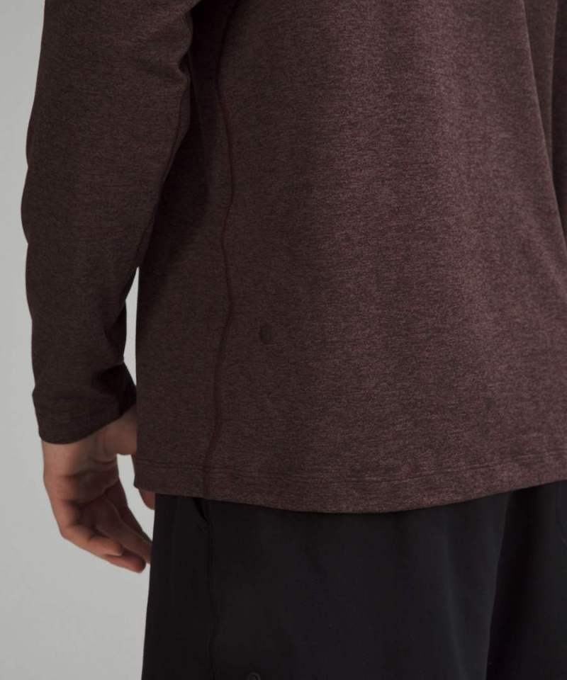 Lululemon Soft Jersey Half Zip Tröjor Herr Choklad Sverige | SKEJRT930