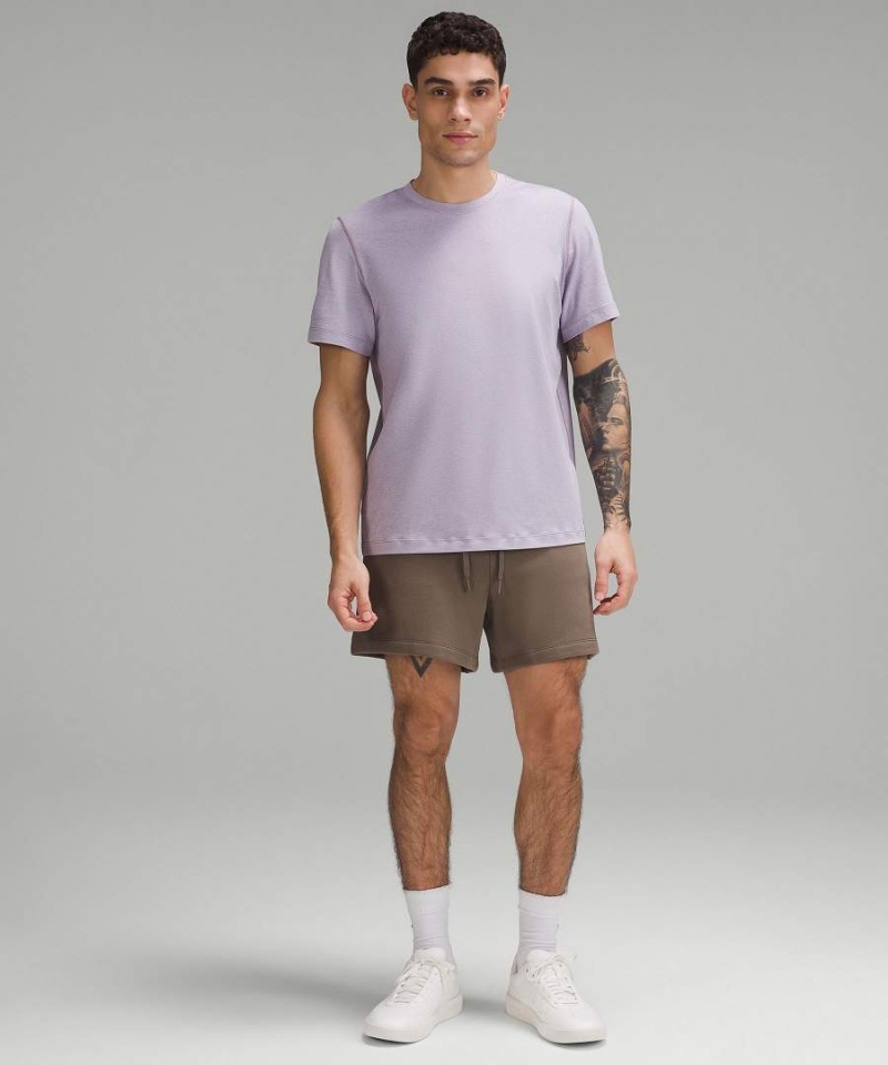 Lululemon Soft Jersey Korta-Sleeve T-shirt Herr Lila Lila Sverige | GOKABE732