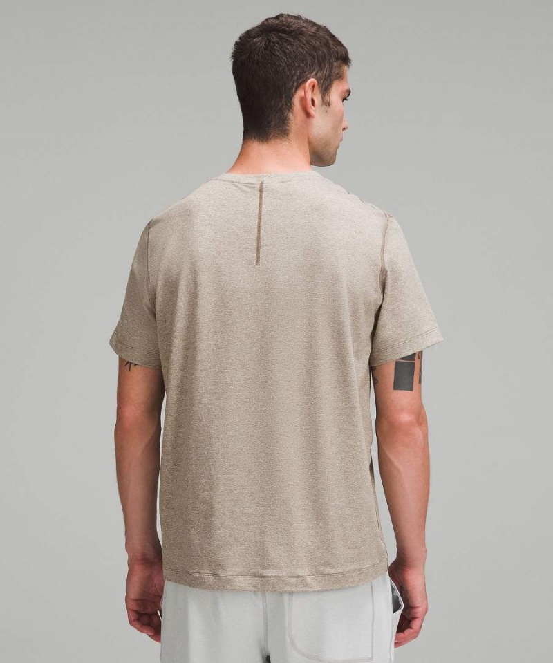 Lululemon Soft Jersey Korta-Sleeve T-shirt Herr Beige Sverige | HYLDAT940
