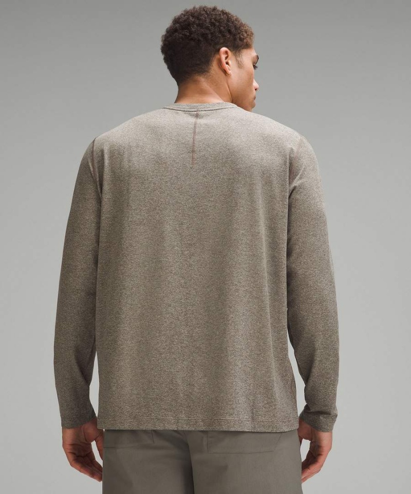 Lululemon Soft Jersey Långärmad Tröja Herr Bruna Sverige | XPLIFT653