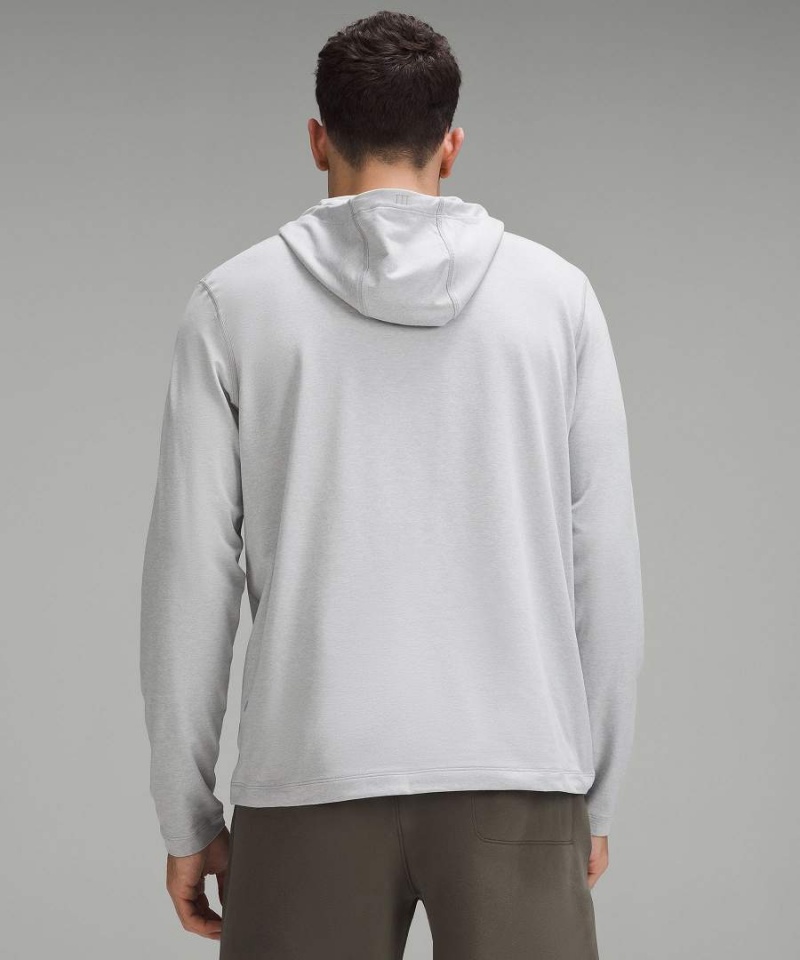 Lululemon Soft Jersey Pullover Hoodie Herr Silver Sverige | WITSMY762