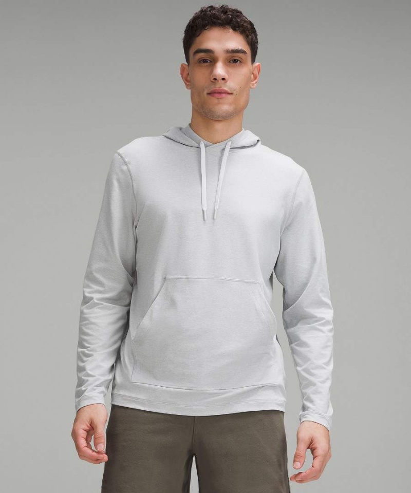 Lululemon Soft Jersey Pullover Hoodie Herr Silver Sverige | WITSMY762