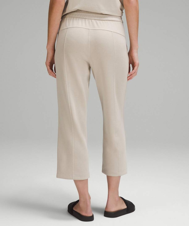 Lululemon Softstreme High-Rise Hetero-Leg Cropped Byxor Dam Beige Sverige | MAKYPO935