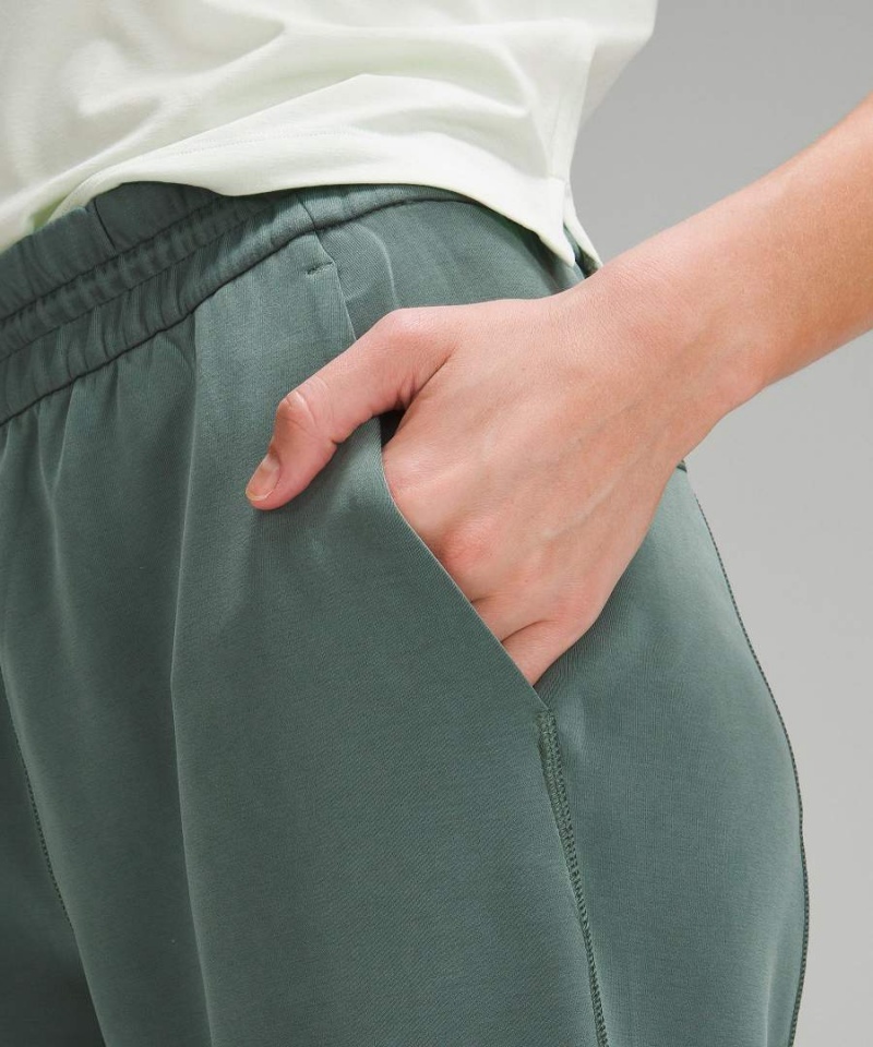 Lululemon Softstreme High-Rise Hetero-Leg Cropped Byxor Dam Mörkgröna Sverige | FUTDIB064