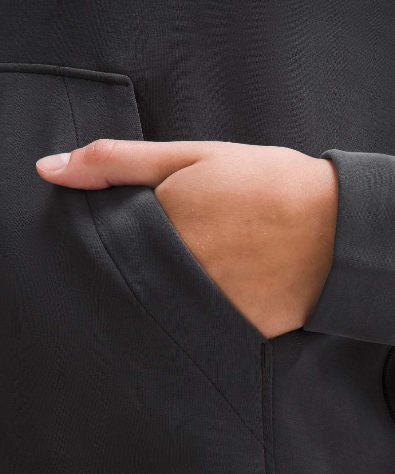 Lululemon Softstreme Hoodie Dam Svarta Sverige | BTHGLN817