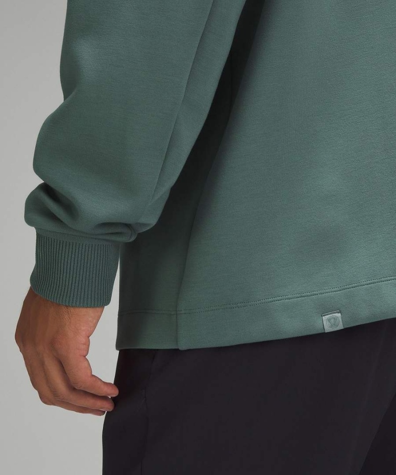 Lululemon Softstreme Oversized Half Zip Tröjor Herr Mörkgröna Sverige | TLNIDE195