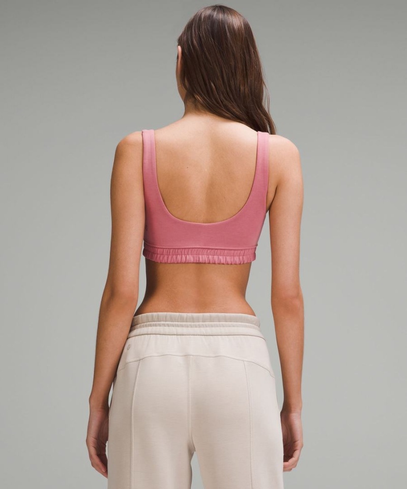 Lululemon Softstreme Scoop-Neck Bra B/C Cup Sport BH Dam Rosa Sverige | LYMUIJ593
