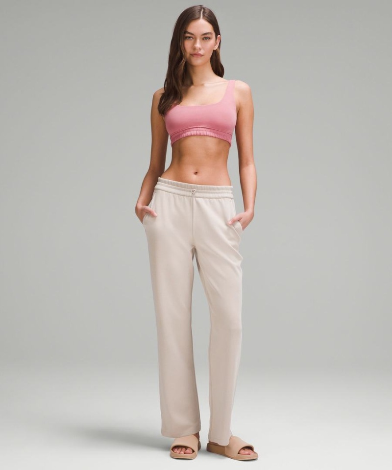 Lululemon Softstreme Scoop-Neck Bra B/C Cup Sport BH Dam Rosa Sverige | LYMUIJ593