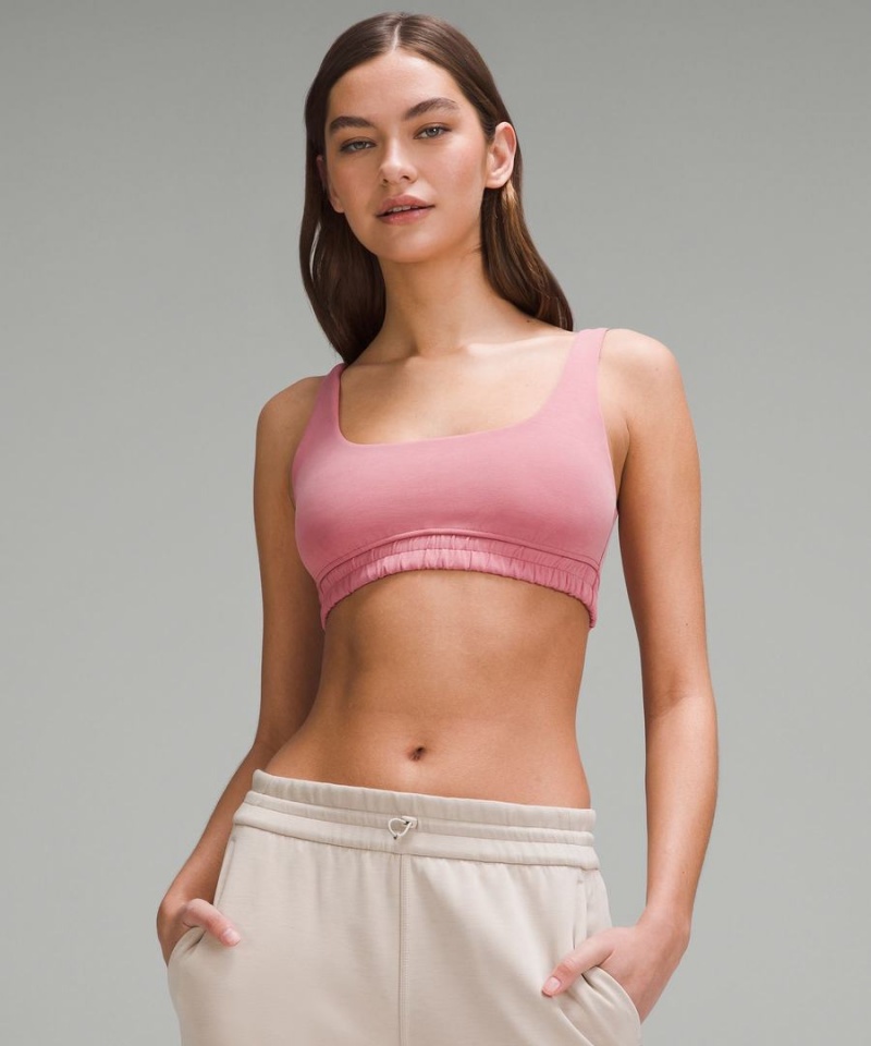 Lululemon Softstreme Scoop-Neck Bra B/C Cup Sport BH Dam Rosa Sverige | LYMUIJ593