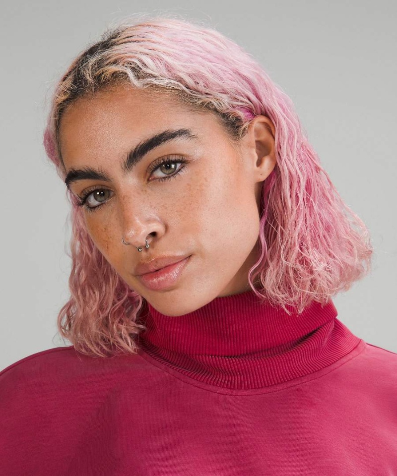 Lululemon Softstreme Turtleneck Pullover Dam Vinröda Sverige | EONBDY897