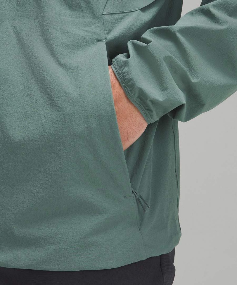 Lululemon Sojourn Vindjacka Herr Mörkgröna Sverige | XVNMLB437
