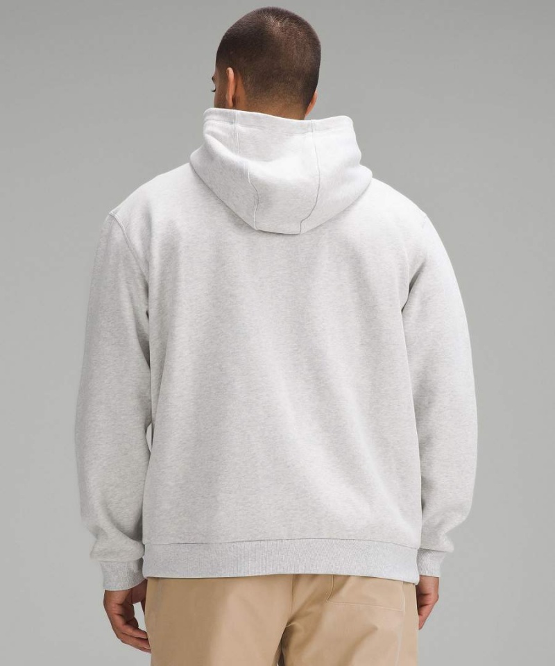 Lululemon Steady State Full-Zip Hoodie Herr Ljusgrå Vita Sverige | PEAZOG147