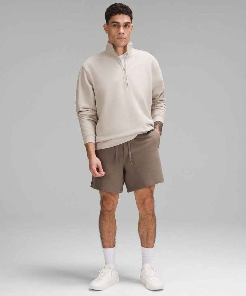 Lululemon Steady State Half Zip Tröjor Herr Beige Sverige | TRAEKU406