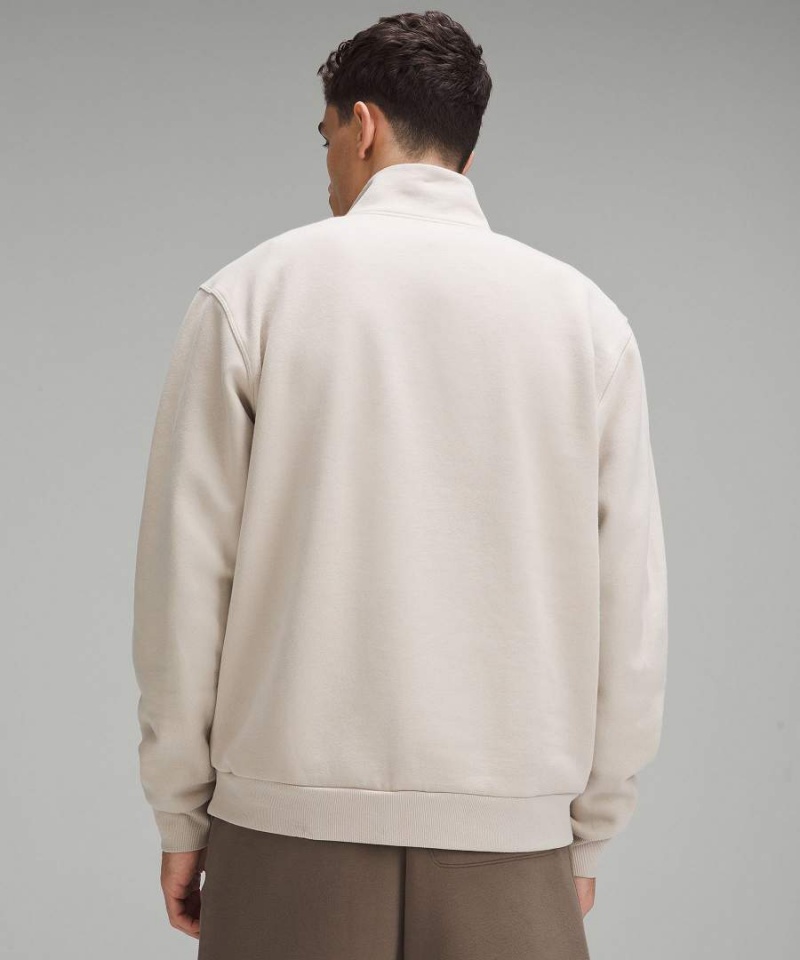 Lululemon Steady State Half Zip Tröjor Herr Beige Sverige | TRAEKU406