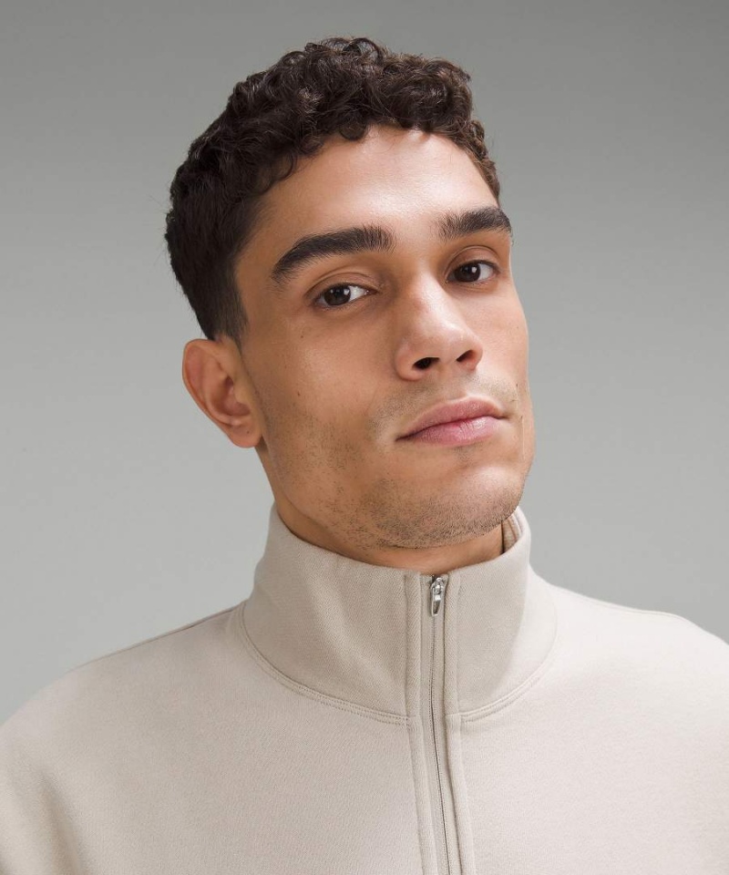Lululemon Steady State Half Zip Tröjor Herr Beige Sverige | TRAEKU406