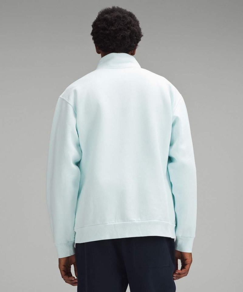 Lululemon Steady State Half Zip Tröjor Herr Blå Sverige | SNAVLX916
