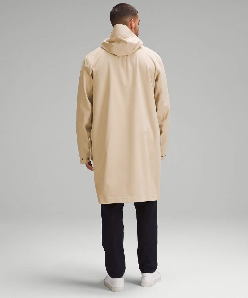 Lululemon Storm Field StretchSeal Long Jackor Herr Khaki Sverige | PCATDK835