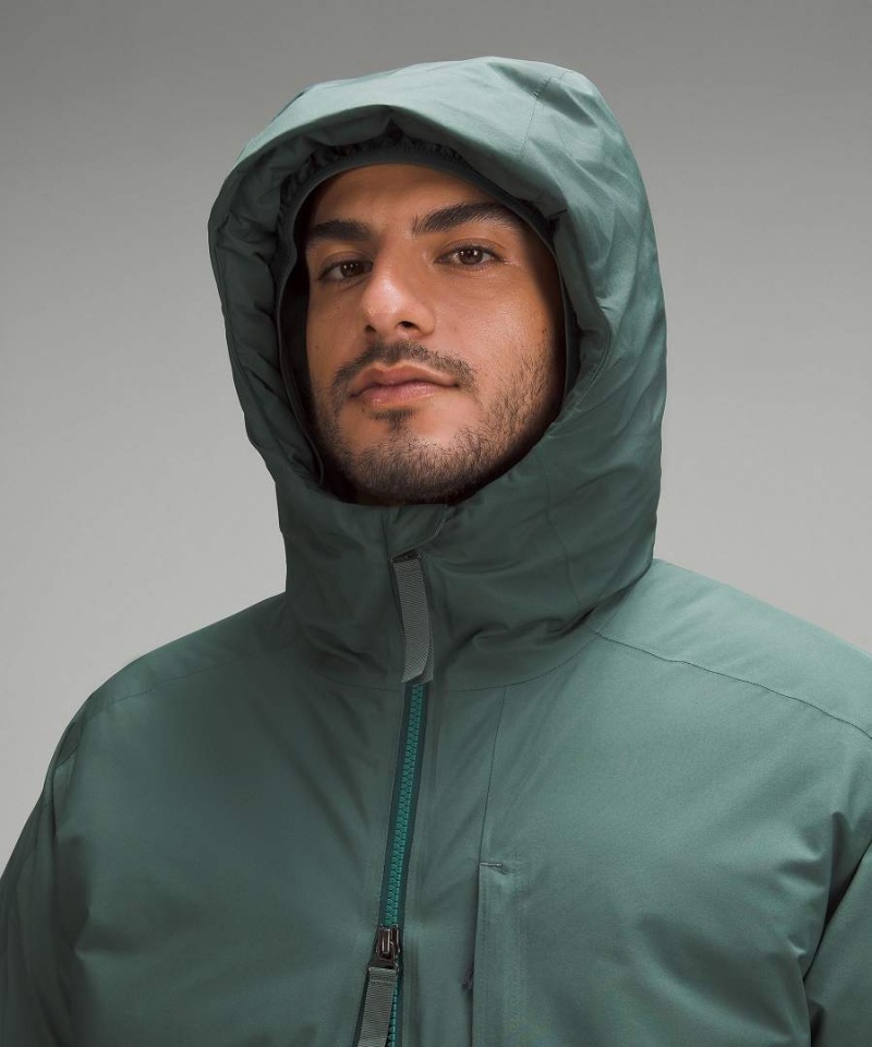 Lululemon StretchSeal Down-Filled Parka Herr Mörkgröna Sverige | GYZUBP274