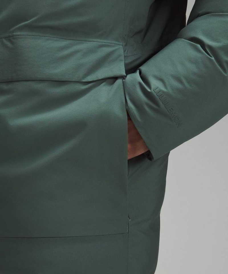 Lululemon StretchSeal Down-Filled Parka Herr Mörkgröna Sverige | GYZUBP274