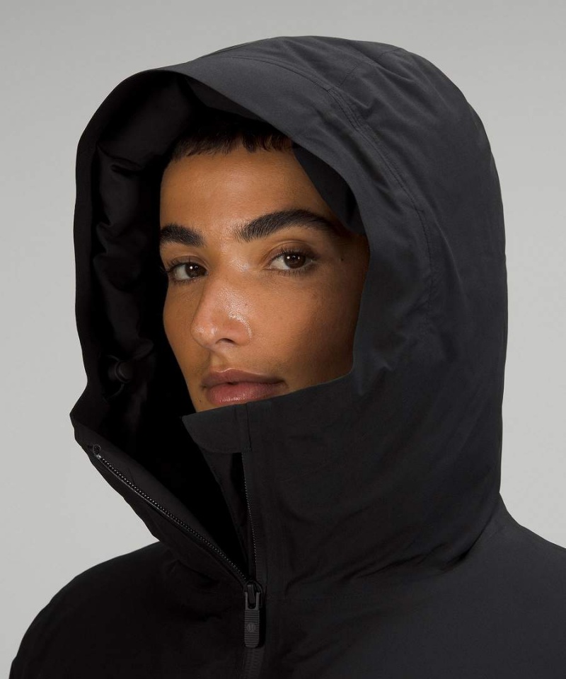 Lululemon StretchSeal Sleet Street Jackor Dam Svarta Sverige | XAKNOF074