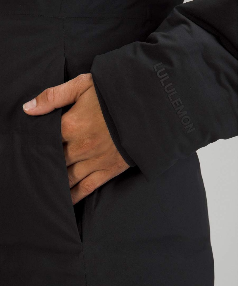 Lululemon StretchSeal Sleet Street Jackor Dam Svarta Sverige | XAKNOF074
