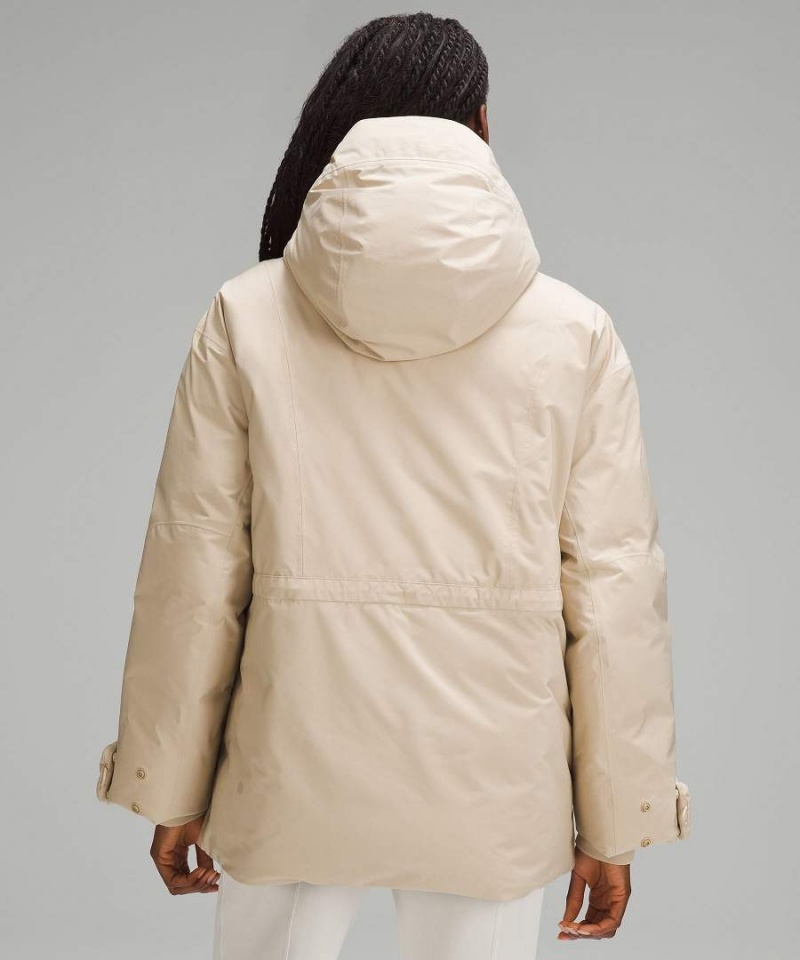 Lululemon StretchSeal Vattentäta Down-Filled Parka Dam Khaki Sverige | FYHTWJ279