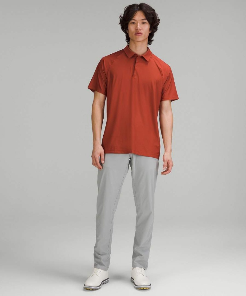 Lululemon Stretch Golf Piketröja Herr Orange Sverige | FGRSWM149