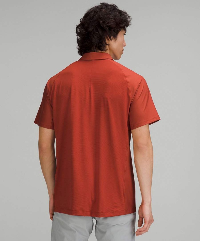 Lululemon Stretch Golf Piketröja Herr Orange Sverige | FGRSWM149