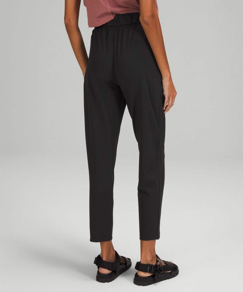 Lululemon Stretch High-Rise 7/8 Length Byxor Dam Svarta Sverige | DVWFGB624