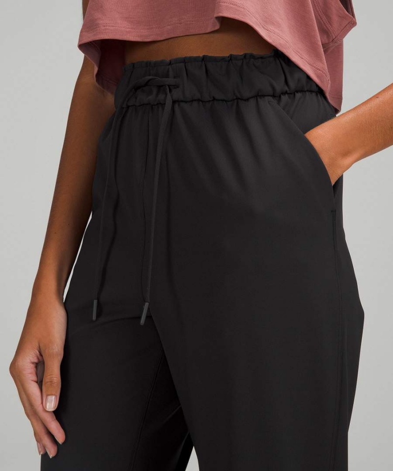 Lululemon Stretch High-Rise 7/8 Length Byxor Dam Svarta Sverige | DVWFGB624