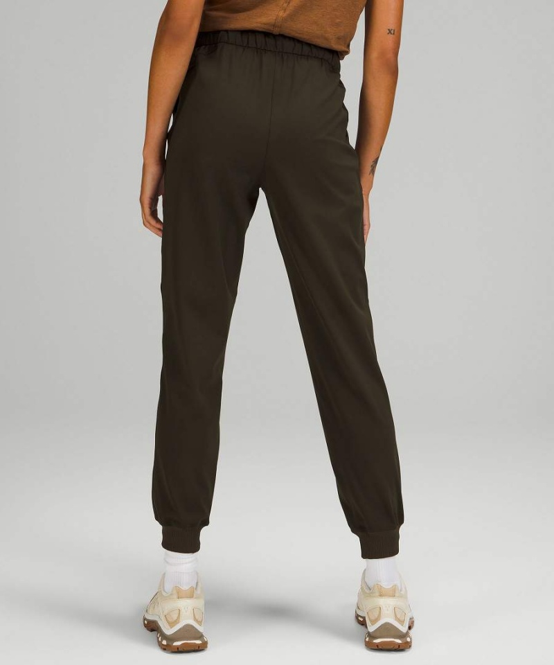 Lululemon Stretch High-Rise Joggingbyxor Dam Mörkolivgröna Sverige | VNGWFM139