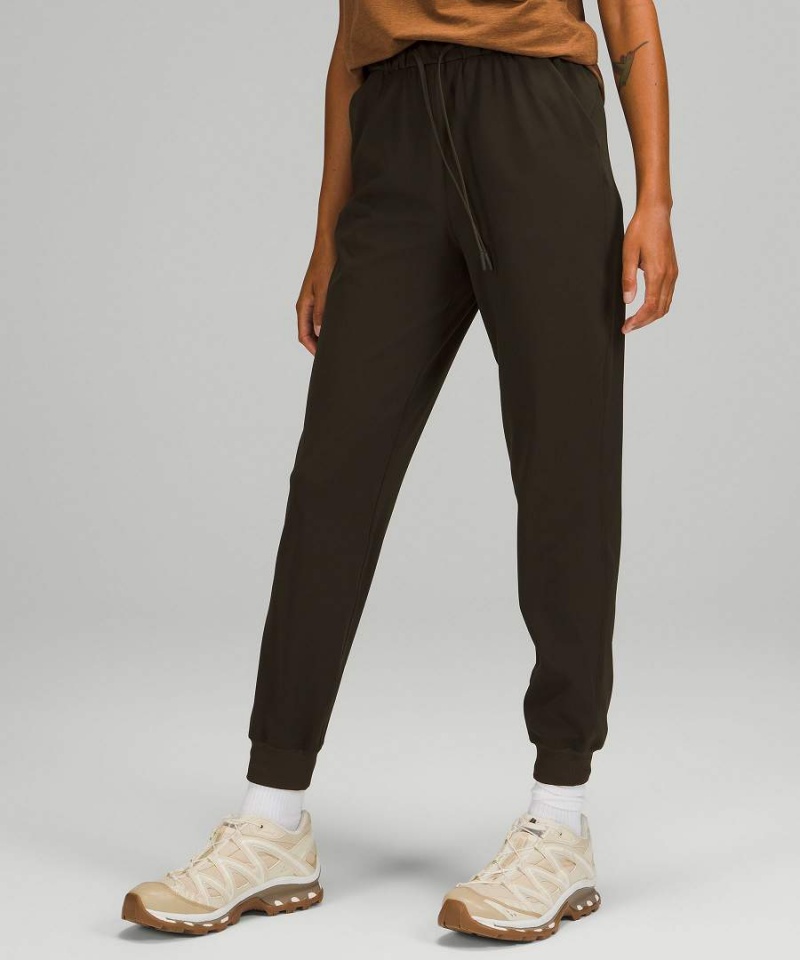 Lululemon Stretch High-Rise Joggingbyxor Dam Mörkolivgröna Sverige | VNGWFM139