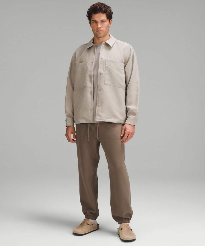 Lululemon Sueded Camp Collar Overshirt Skjorta Herr Grå Sverige | QRANLO680