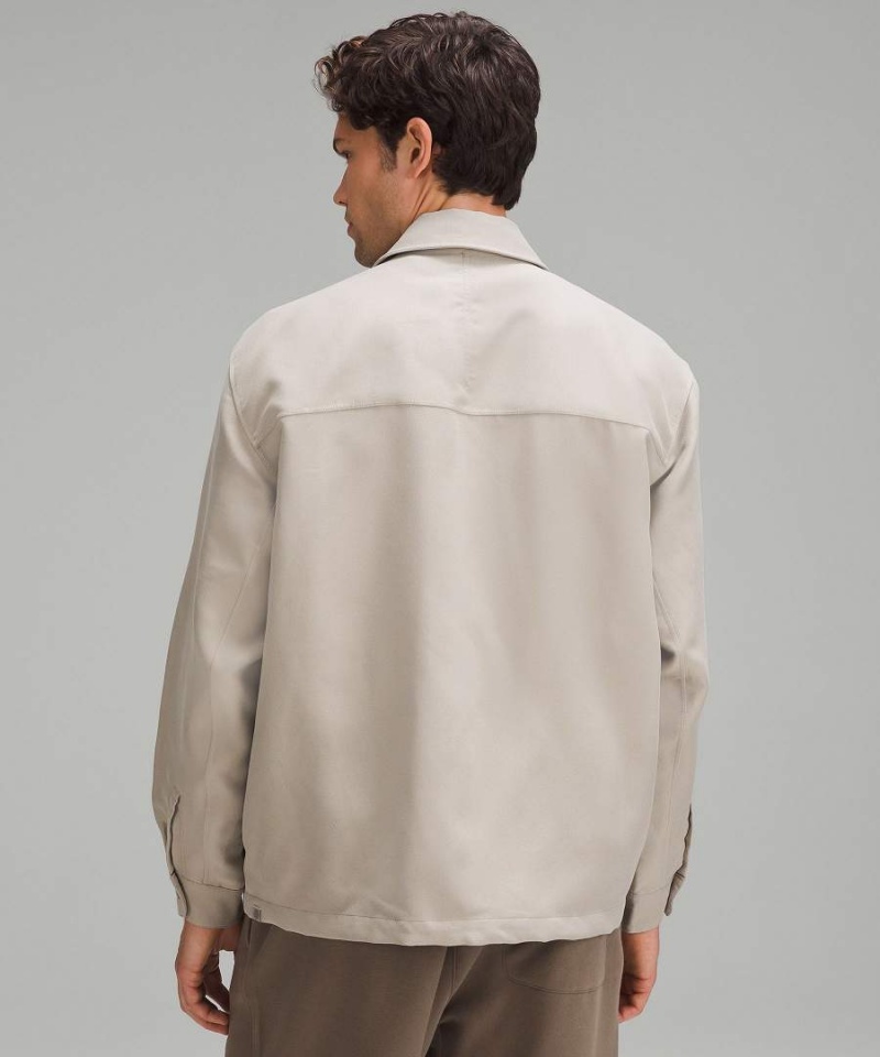 Lululemon Sueded Camp Collar Overshirt Skjorta Herr Grå Sverige | QRANLO680