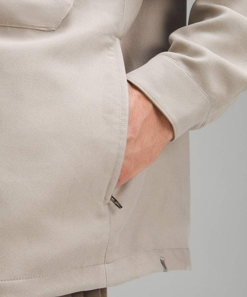 Lululemon Sueded Camp Collar Overshirt Skjorta Herr Grå Sverige | QRANLO680