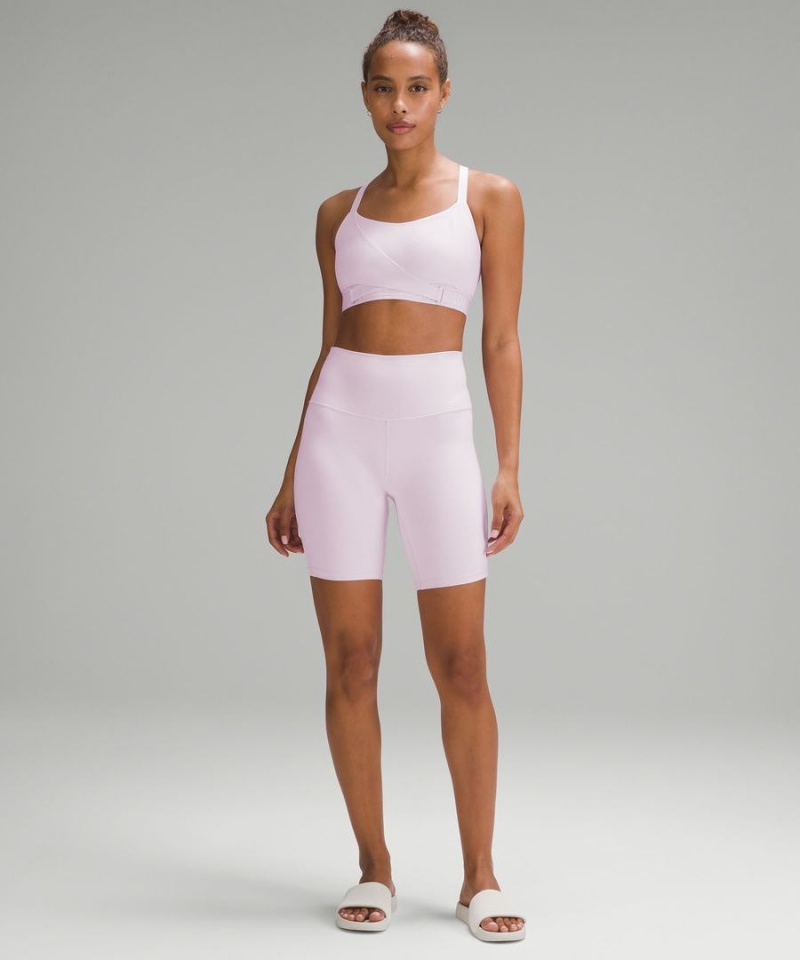 Lululemon Super-Soft Adjustable Recovery Bra Light Support, B-D Cups Sport BH Dam Rosa Sverige | UFDSEC801