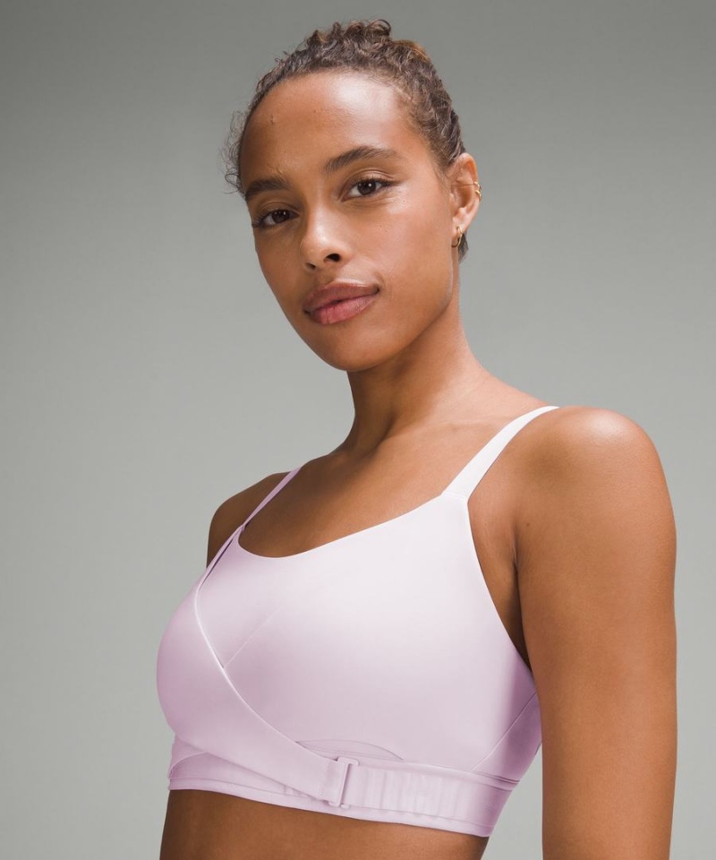 Lululemon Super-Soft Adjustable Recovery Bra Light Support, B-D Cups Sport BH Dam Rosa Sverige | UFDSEC801