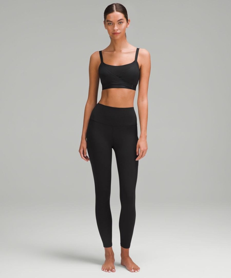 Lululemon Super-Soft Adjustable Recovery Bra Light Support, B-D Cups Sport BH Dam Svarta Sverige | SZJGKT387