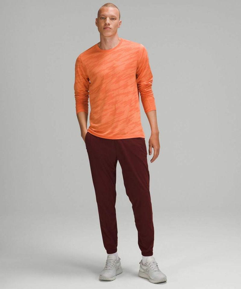 Lululemon Surge Höga Joggingbyxor Herr Röda Vinröda Sverige | DAEOBZ587