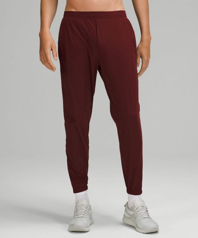 Lululemon Surge Höga Joggingbyxor Herr Röda Vinröda Sverige | DAEOBZ587