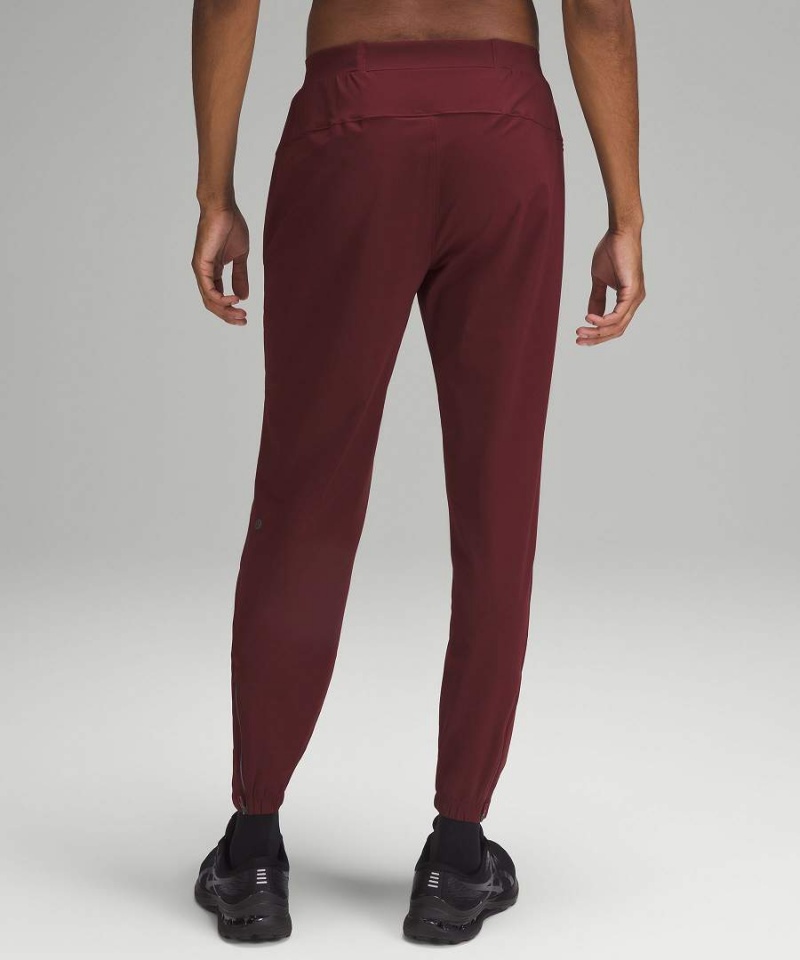 Lululemon Surge Joggingbyxor Herr Röda Vinröda Sverige | HEKBJU178