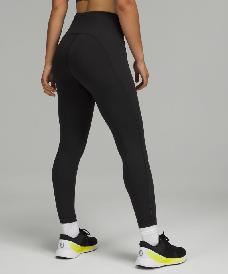 Lululemon Swift Speed High-Rise Tight 25 Tights Dam Svarta Sverige | HRILUA831
