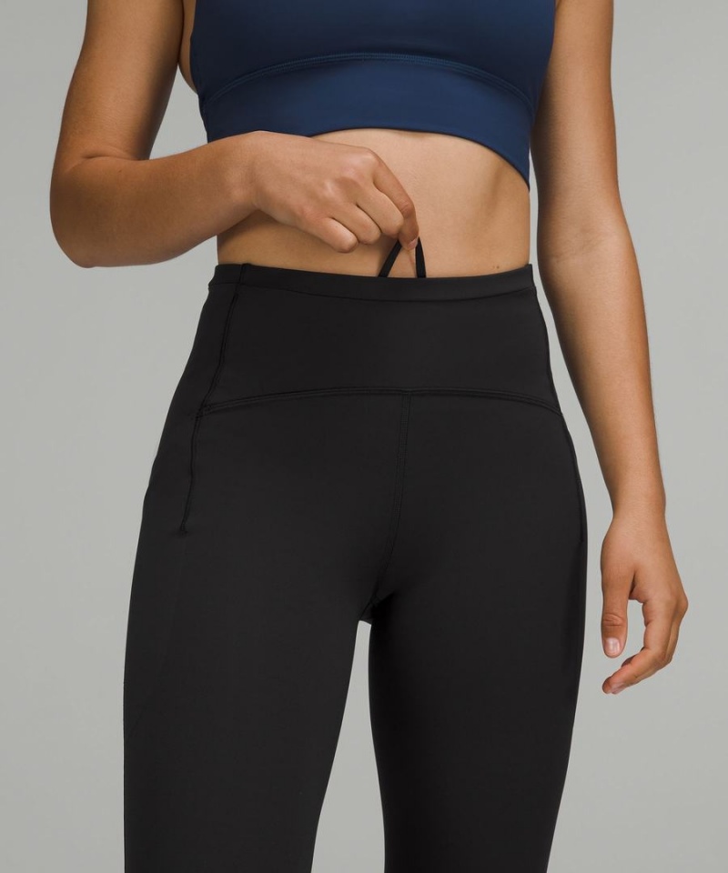 Lululemon Swift Speed High-Rise Tight 25 Tights Dam Svarta Sverige | HRILUA831