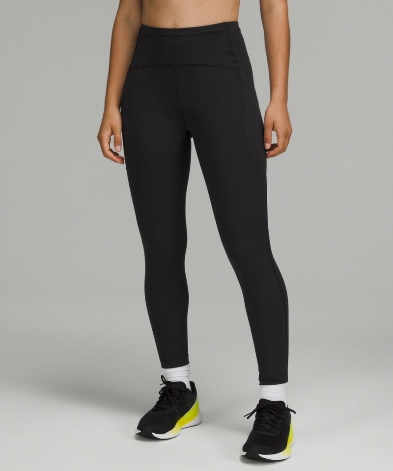 Lululemon Swift Speed High-Rise Tight 25 Tights Dam Svarta Sverige | HRILUA831