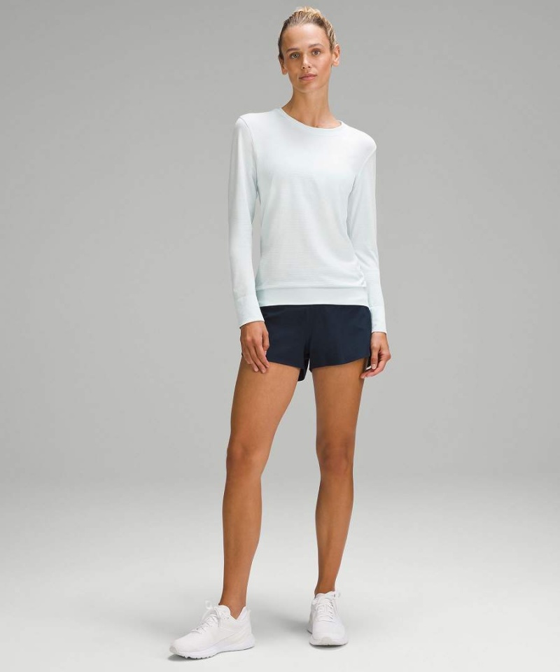 Lululemon Swiftly Relaxed Långärmad Tröja Dam Blå Blå Sverige | DGRKIY408